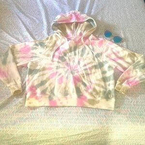 Billabong || Cropped Tie-Dye Pullover